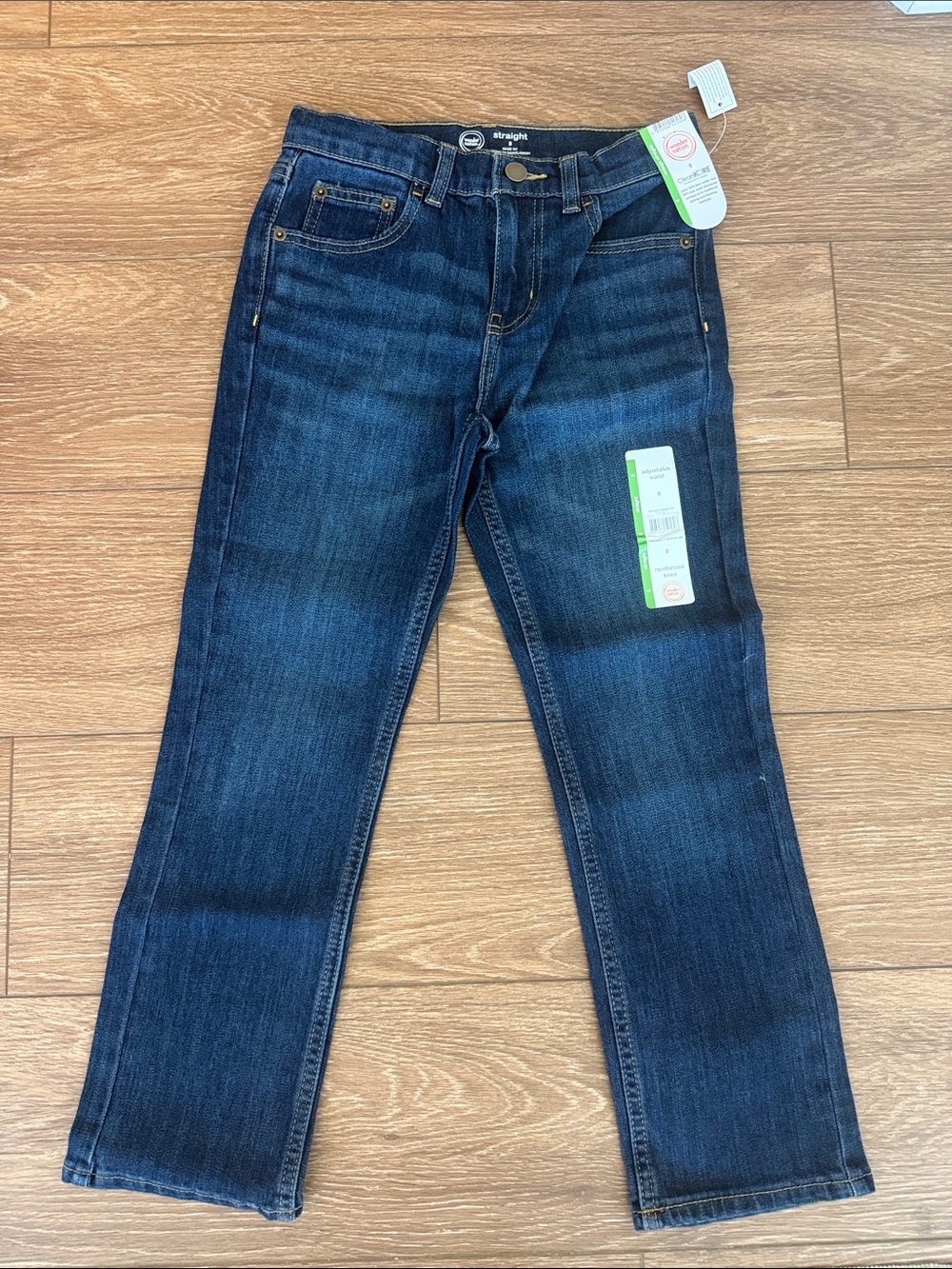 Straight Leg boys Jeans - Dark Blue Wash